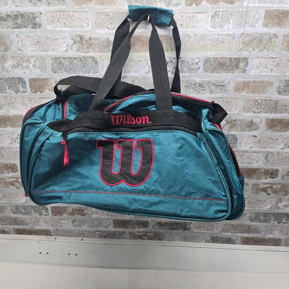 Vintage Wilson Gym Duffle Weekend Bag